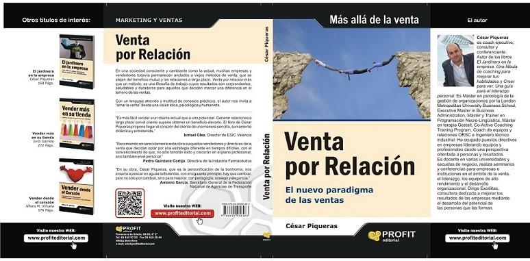 VENTA POR RELACIÓN | 9788492956463 | PIQUERAS GÓMEZ DE ALBACETE, CÉSAR | Librería Castillón - Comprar libros online Aragón, Barbastro