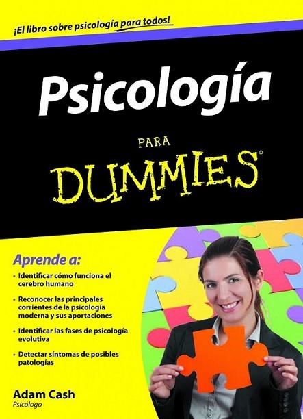 PSICOLOGÍA PARA DUMMIES | 9788432921650 | CASH, ADAM | Librería Castillón - Comprar libros online Aragón, Barbastro