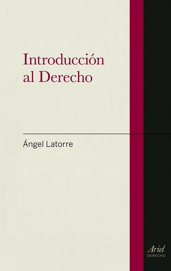 INTRODUCCIÓN AL DERECHO | 9788434470637 | LATORRE. ÁNGEL | Librería Castillón - Comprar libros online Aragón, Barbastro