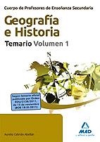 PROFESORES ESO GEOGRAFIA E HISTORIA TEMARIO 1 ED.2012 | 9788467675511 | CEBRIAN ABELLAN, AURELIO | Librería Castillón - Comprar libros online Aragón, Barbastro