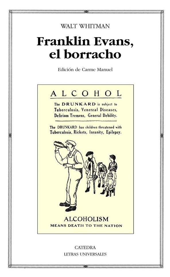 FRANKLIN EVANS, EL BORRACHO - LU | 9788437629629 | WHITMAN, WALT | Librería Castillón - Comprar libros online Aragón, Barbastro