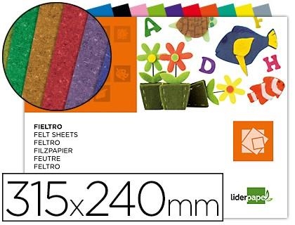 BLOC TRABAJOS MANUALES FIELTRO 240X315MM 10H 10 COLORES | 8423473503359 | Librería Castillón - Comprar libros online Aragón, Barbastro