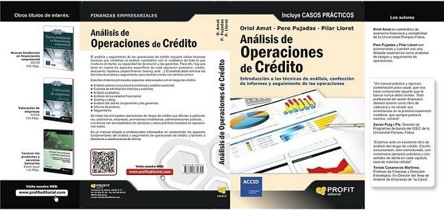 ANÁLISIS DE OPERACIONES CRÉDITO | 9788415330745 | AMAT, ORIOL; LLORET MILLÁN, PILAR; PUJADES ALSINA, PERE | Librería Castillón - Comprar libros online Aragón, Barbastro