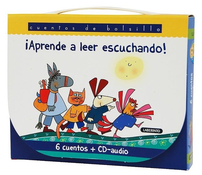 MALETÍN CUENTOS DE BOLSILLO I : ¡APRENDE A LEER ESCUCHANDO! | 9788484836537 | GRIMM, JACOB Y OTROS | Librería Castillón - Comprar libros online Aragón, Barbastro