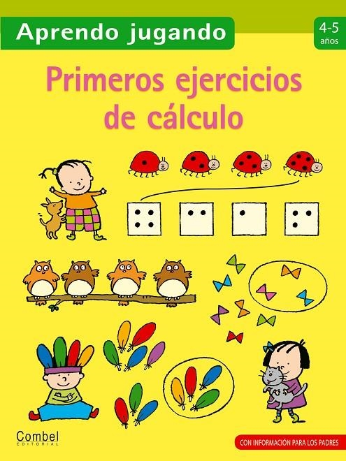 Primeros ejercicios de cálculo 4-5 años | 9788498257106 | Librería Castillón - Comprar libros online Aragón, Barbastro