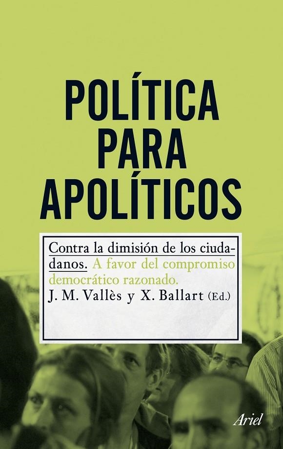 Política para apolíticos | 9788434400726 | Vallès, Josep Mª; Ballart Hernández, Xavier | Librería Castillón - Comprar libros online Aragón, Barbastro