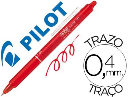 PILOT FRIXION CLICKER ROJO (0.7 BORRABLE Y RETRACTIL) | 4902505417504 | Librería Castillón - Comprar libros online Aragón, Barbastro