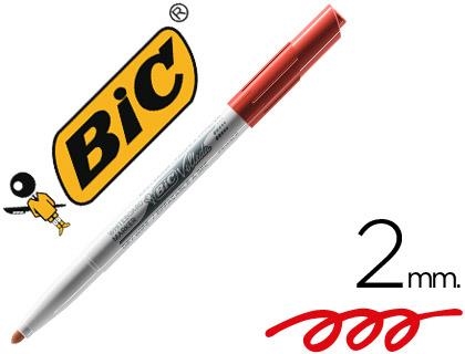 ROTULADOR BIC VELLEDA PIZARRA BLANCA ROJO PUNTA 2MM | CS07526 | Librería Castillón - Comprar libros online Aragón, Barbastro