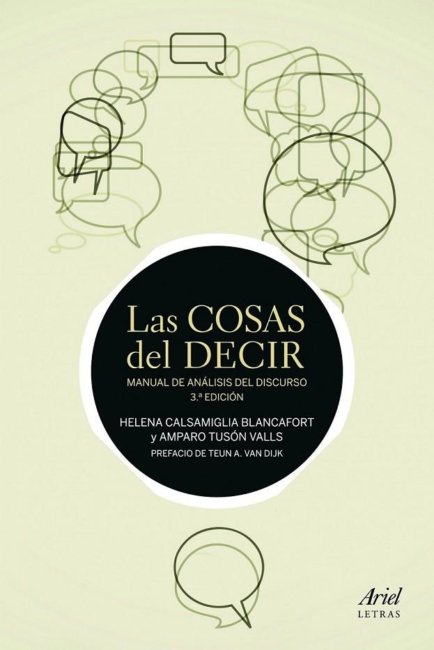 COSAS DEL DECIR, LAS | 9788434405691 | CALSAMIGLIA BLANCAFORT, HELENA; TUSÓN, AMPARO | Librería Castillón - Comprar libros online Aragón, Barbastro