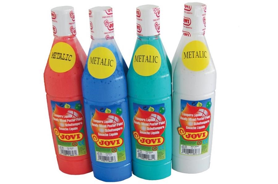 TEMPERA LIQUIDA JOVI 500ML. AZUL METALICO | 8412027008297 | Librería Castillón - Comprar libros online Aragón, Barbastro