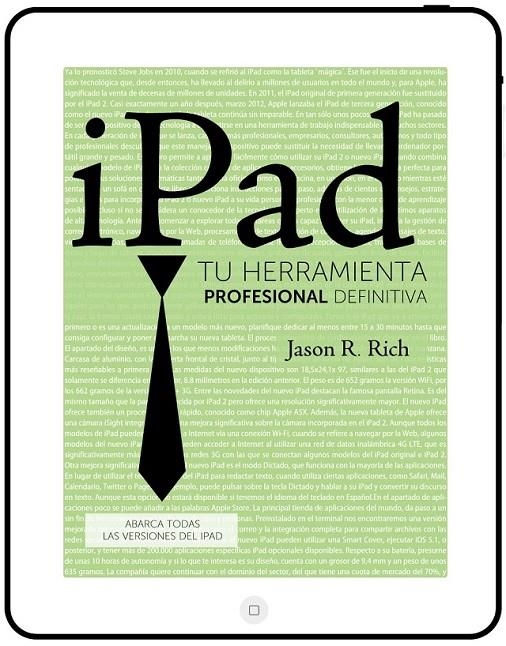 IPAD. TU HERRAMIENTA PROFESIONAL DEFINITIVA | 9788441532519 | RICH, JASON R. | Librería Castillón - Comprar libros online Aragón, Barbastro