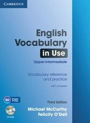 ENGLISH VOCABULARY USE UPPER-INTERMEDIATE + KEY + CDR | 9781107600942 | McCarthy, Michael/O'Dell, Felicity | Librería Castillón - Comprar libros online Aragón, Barbastro