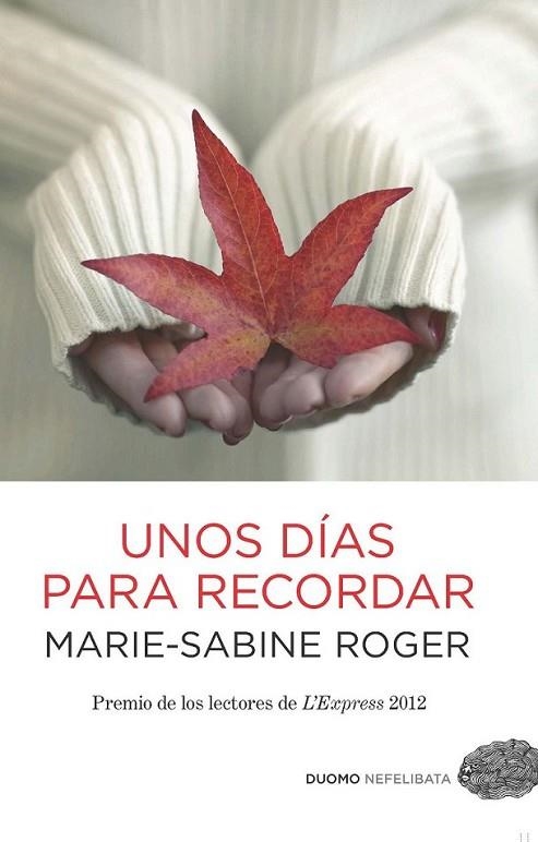 Unos días para recordar | 9788415355540 | Roger, Marie-Sabine | Librería Castillón - Comprar libros online Aragón, Barbastro