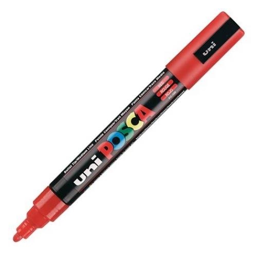 UNIBALL POSCA PC5M 1.8-2.5MM ROJO ROTULADOR | 4902778916131 | Librería Castillón - Comprar libros online Aragón, Barbastro