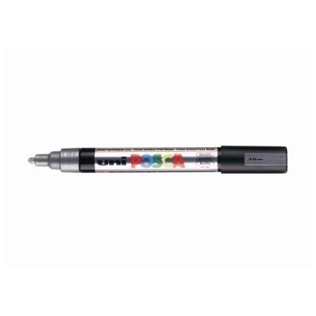 UNIBALL POSCA PC5M 1.8-2.5MM PLATA | 4902778916278 | Librería Castillón - Comprar libros online Aragón, Barbastro