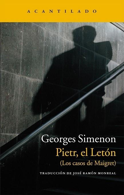 Pietr, el letón | 9788415689003 | Simenon, Georges | Librería Castillón - Comprar libros online Aragón, Barbastro