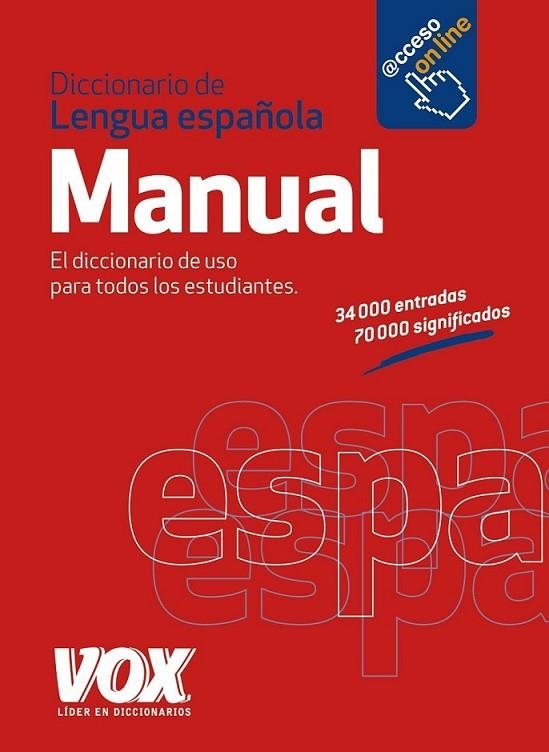 Diccionario Manual de la Lengua Española - VOX | 9788499741352 | Larousse Editorial | Librería Castillón - Comprar libros online Aragón, Barbastro