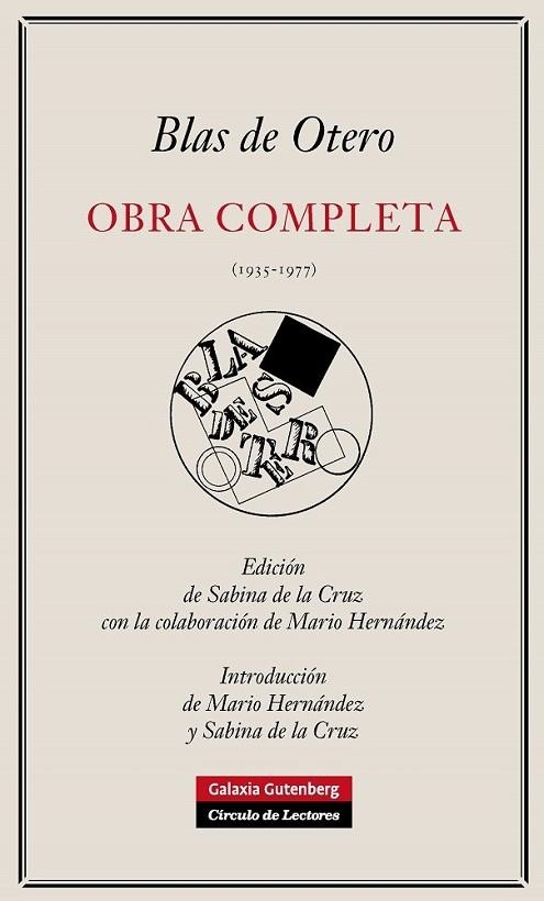 Obra completa de Blas de Otero | 9788481099553 | Otero, Blas de | Librería Castillón - Comprar libros online Aragón, Barbastro