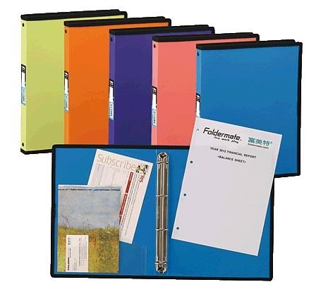 CARPETA ANILLAS FOLDERMATE 21499 A4 4A 40MM PP OPACO (azul cl/violeta/naranja/coral/lima) | 4718724214998 | Librería Castillón - Comprar libros online Aragón, Barbastro