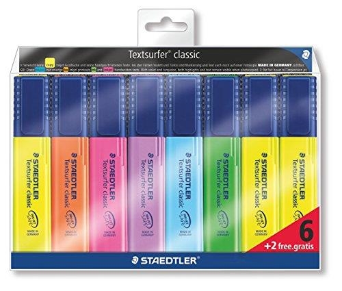 PROMOCION STAEDTLER TEXTSURFER CLASSIC 6+2 MARCARDOR FLUORESCENTE 364AWP803 | 4007817364178 | Librería Castillón - Comprar libros online Aragón, Barbastro