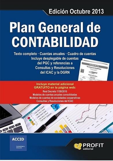 PLAN GENERAL DE CONTABILIDAD. Edición Octubre 2013 | 9788415735847 | ACCID - PROFIT | Librería Castillón - Comprar libros online Aragón, Barbastro