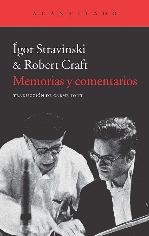 Memorias y comentarios | 9788415689669 | Stravinski, Igor; Craft, Robert | Librería Castillón - Comprar libros online Aragón, Barbastro