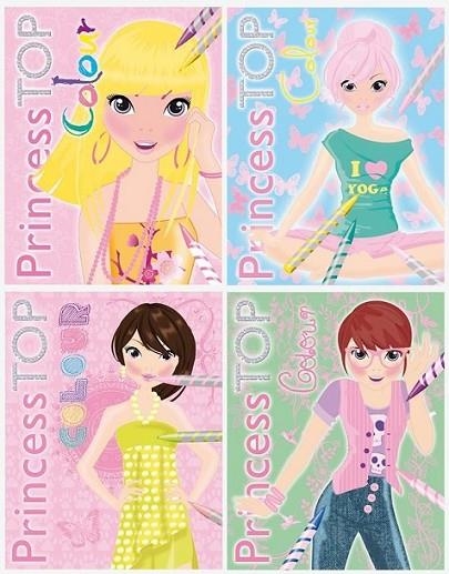 Princess top colour (4 títulos) | 9788490371022 | Todolibro, Equipo | Librería Castillón - Comprar libros online Aragón, Barbastro