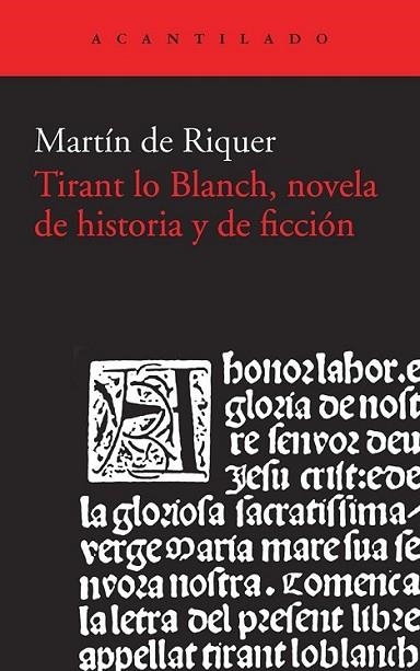 Tirant lo Blanch, novela de historia y de ficción | 9788415689867 | de Riquer Morera, Martí | Librería Castillón - Comprar libros online Aragón, Barbastro