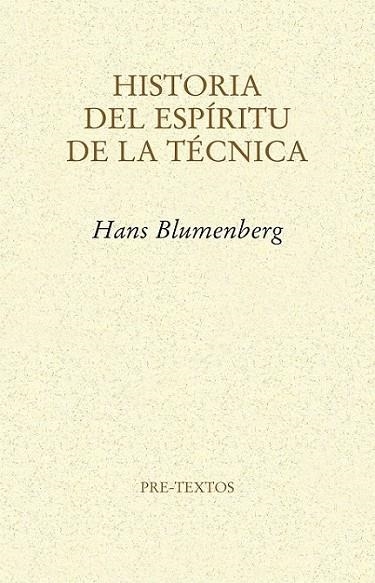 Historia del espíritu de la técnica | 9788415576754 | Blumenberg, Hans | Librería Castillón - Comprar libros online Aragón, Barbastro