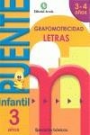 C.LETRAS 3 AÑOS - PUENTE INFANTIL | 9788478875511 | Varios autores | Librería Castillón - Comprar libros online Aragón, Barbastro