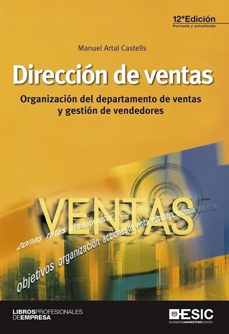 Dirección de ventas | 9788473569743 | Artal Castell, Manuel | Librería Castillón - Comprar libros online Aragón, Barbastro