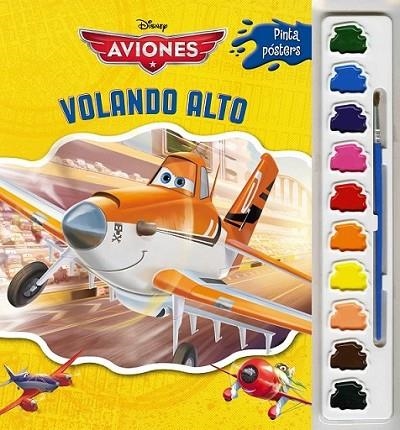 Aviones. Pinta pósters con acuarelas. Volando alto | 9788499515281 | Disney | Librería Castillón - Comprar libros online Aragón, Barbastro