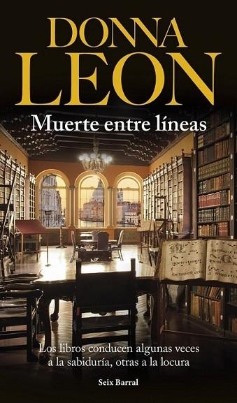 Muerte entre líneas | 9788432222528 | Leon, Donna | Librería Castillón - Comprar libros online Aragón, Barbastro