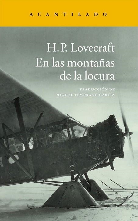 En las montañas de la locura | 9788416011001 | Lovecraft, H. P. | Librería Castillón - Comprar libros online Aragón, Barbastro