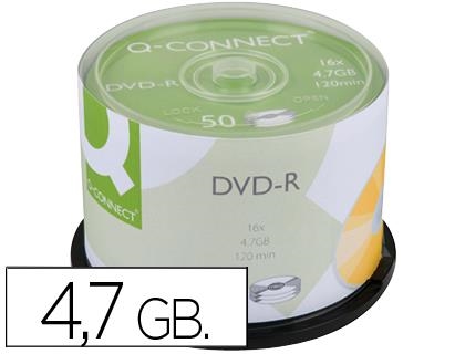 DVD-R Q-CONNECT 4.75GB 120MIN 16X 50UN. | 5705831154193 | Librería Castillón - Comprar libros online Aragón, Barbastro