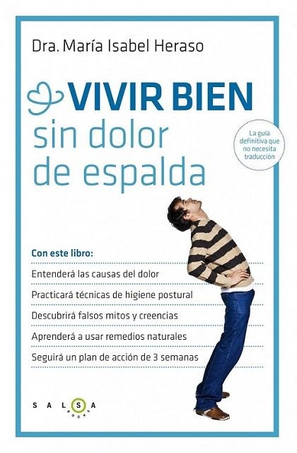 Vivir bien sin dolor de espalda | 9788415193456 | Heraso, María Isabel | Librería Castillón - Comprar libros online Aragón, Barbastro