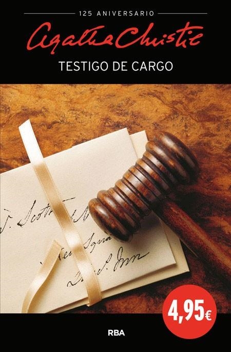 Testigo de cargo | 9788490562727 | CHRISTIE AGATHA | Librería Castillón - Comprar libros online Aragón, Barbastro