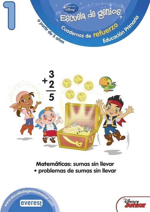 Escuela de genios 1. Cuadernos de refuerzo. Educación Primaria. A partir de 5 años | 9788444151274 | WALT DISNEY COMPANY | Librería Castillón - Comprar libros online Aragón, Barbastro