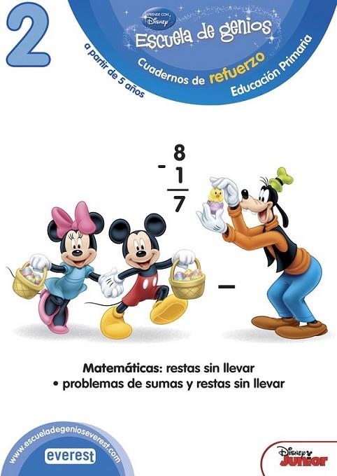 Escuela de genios 2. Cuadernos de refuerzo. Educación Primaria. A partir de 5 años | 9788444151281 | WALT DISNEY COMPANY | Librería Castillón - Comprar libros online Aragón, Barbastro