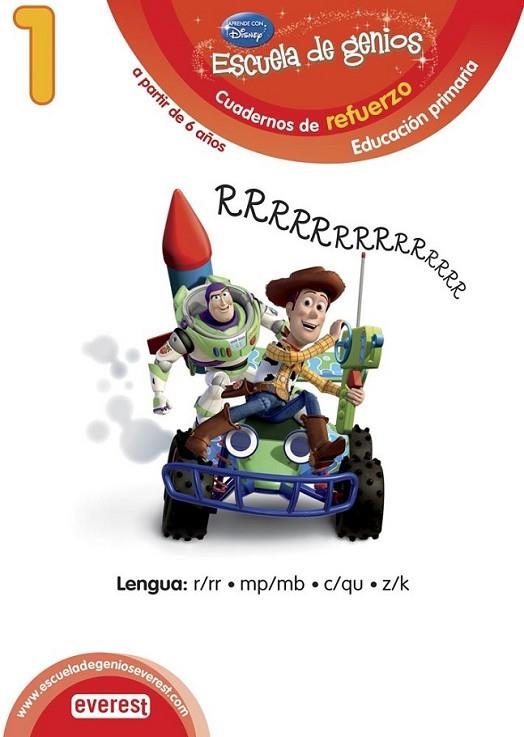 Escuela de genios 1. Cuadernos de refuerzo. Educación Primaria. A partir de 6 años | 9788444151335 | WALT DISNEY COMPANY | Librería Castillón - Comprar libros online Aragón, Barbastro