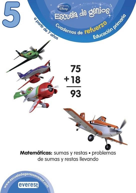 Escuela de genios 5. Cuadernos de refuerzo. Educación Primaria. A partir de 7 años | 9788444151311 | WALT DISNEY COMPANY | Librería Castillón - Comprar libros online Aragón, Barbastro