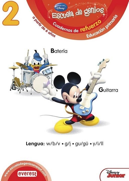 Escuela de genios 2. Cuadernos de refuerzo. Educación Primaria. A partir de 6 años | 9788444151342 | WALT DISNEY COMPANY | Librería Castillón - Comprar libros online Aragón, Barbastro