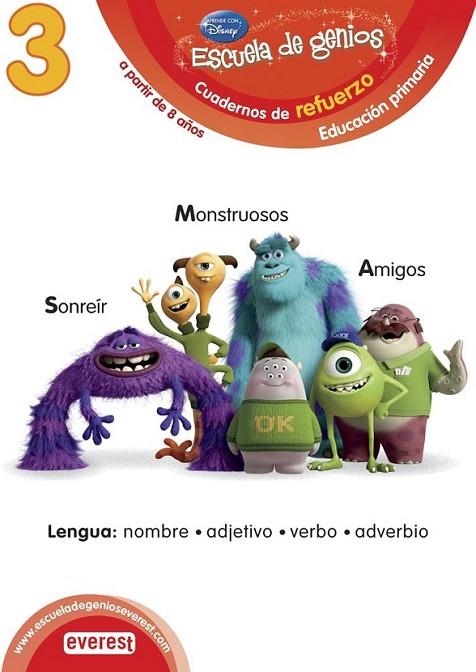 Escuela de genios 3. Cuadernos de refuerzo. Educación Primaria. A partir de 8 años | 9788444151359 | WALT DISNEY COMPANY | Librería Castillón - Comprar libros online Aragón, Barbastro