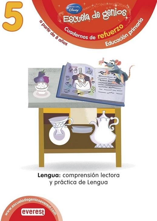 Escuela de genios 5. Cuadernos de refuerzo. Educación Primaria. A partir de 8 años | 9788444151373 | EVEREST | Librería Castillón - Comprar libros online Aragón, Barbastro