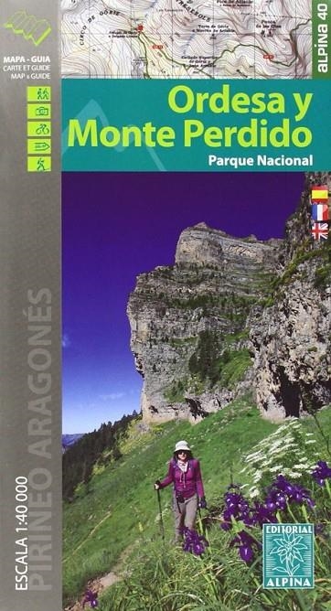 ORDESA Y MONTE PERDIDO 1:40.000 - MAPA ALPINA | 9788480905411 | ALPINA EDITORIAL | Librería Castillón - Comprar libros online Aragón, Barbastro