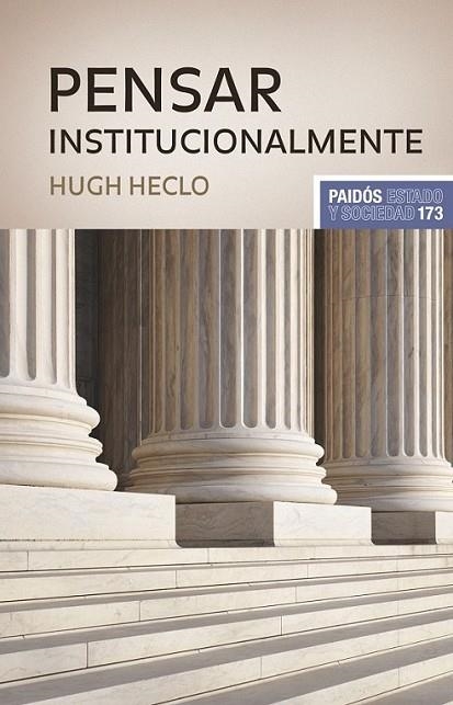 PENSAR INSTITUCIONALMENTE | 9788449323355 | HECLO, HUGH | Librería Castillón - Comprar libros online Aragón, Barbastro