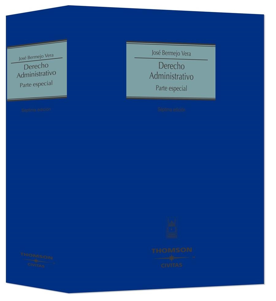 DERECHO ADMINISTRATIVO : PARTE ESPECIAL 7ED.09 | 9788447030729 | BERMEJO CERA, JOSÉ | Librería Castillón - Comprar libros online Aragón, Barbastro