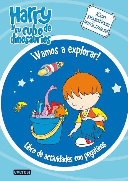 HARRY Y SU CUBO DE DINOSAURIOS : ¡VAMOS A EXPLORAR! : LIBRO DE ACTIVIDADES CON PEGATINAS | 9788444165165 | CCI ENTERTAINMENT; REYNOLDS, ADRIAN; WHYBROW, IAN | Librería Castillón - Comprar libros online Aragón, Barbastro