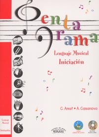 PENTAGRAMA LENGUAJE MUSICAL INICIACIÓN  (MÚSICA CICLO INICIAL 1º Y 2º) + CD | 9788480207430 | AMAT, C.; CASANOVA, A. | Librería Castillón - Comprar libros online Aragón, Barbastro