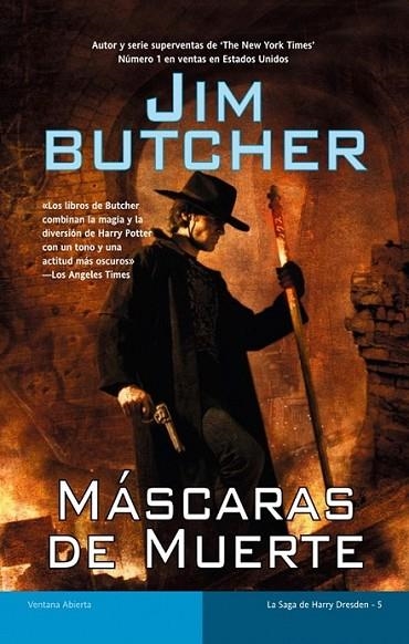 MASCARAS DE MUERTE - SAGA HARRY DESDEN 5 | 9788498005516 | BUTCHER, JIM | Librería Castillón - Comprar libros online Aragón, Barbastro